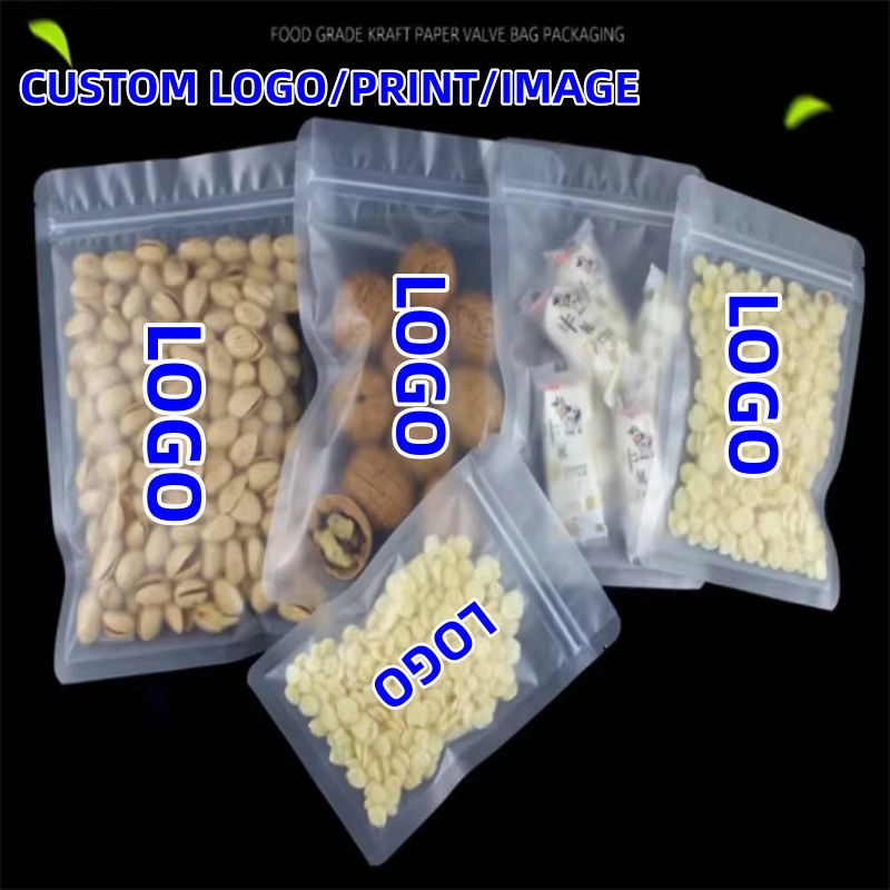 Dry Food Snacks - Paquete de 100 Bolsas de Plástico