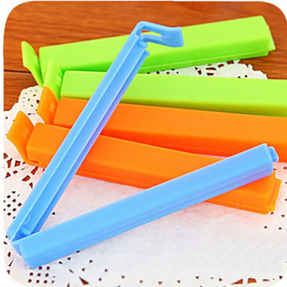 Food Snacks Label - Clips de plástico reutilizables para almacenamiento