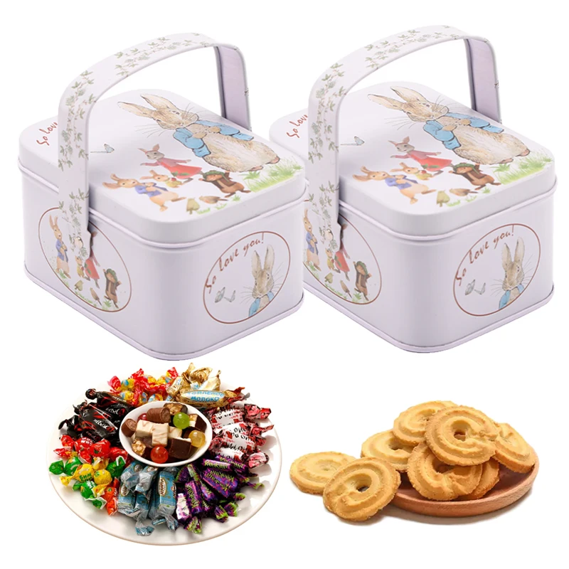 Food Snacks For Baby Shower - Tarro de galletas de conejito Vintage