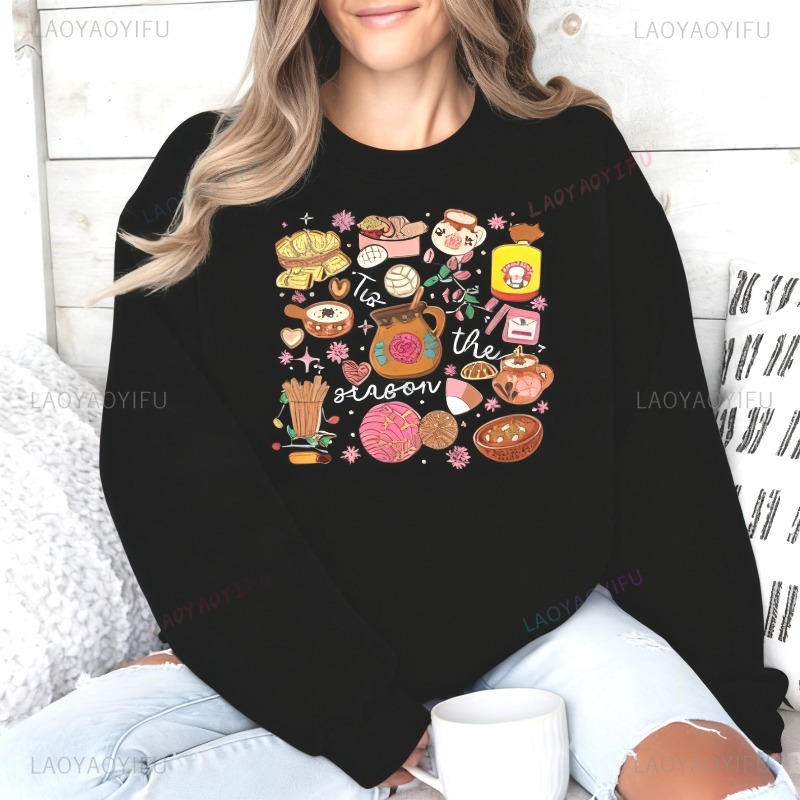 Sudadera con capucha navideña  - Food Snacks With Fiber reseña y precio