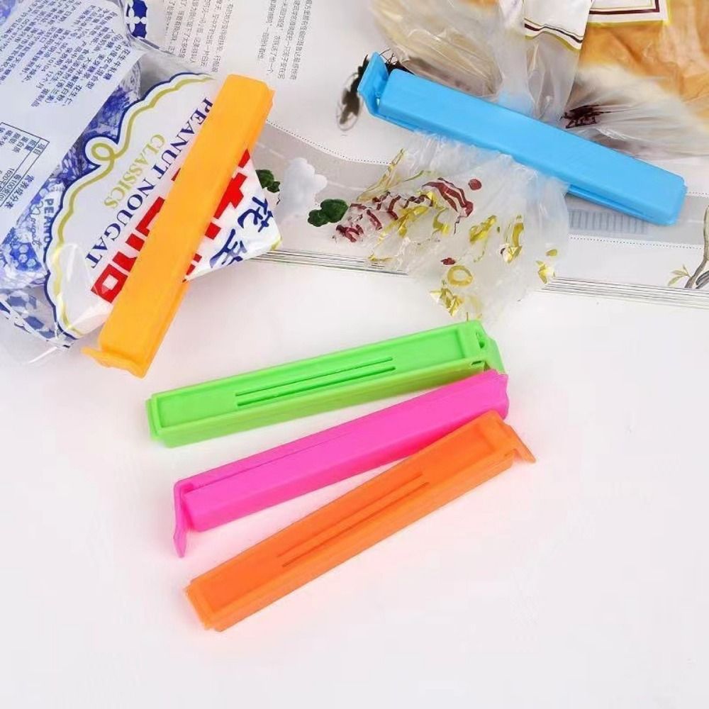 Clips de plástico reutilizable - Food Snacks Label reseña y precio