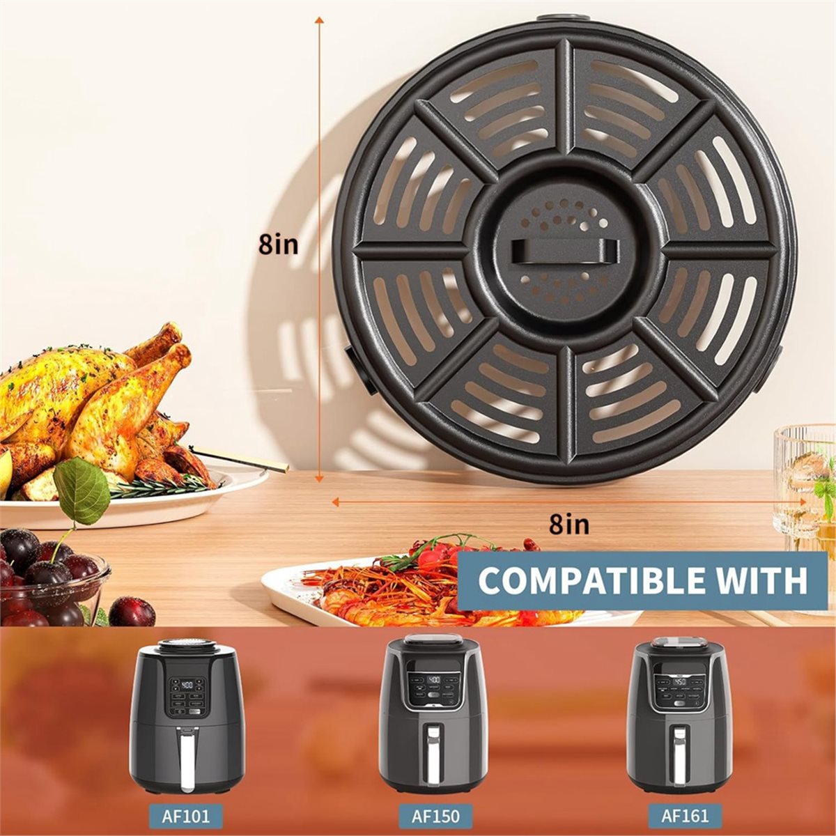 (A14E) Bandeja de repuesto par - Ninja Air Fryer Af101 reseña y precio