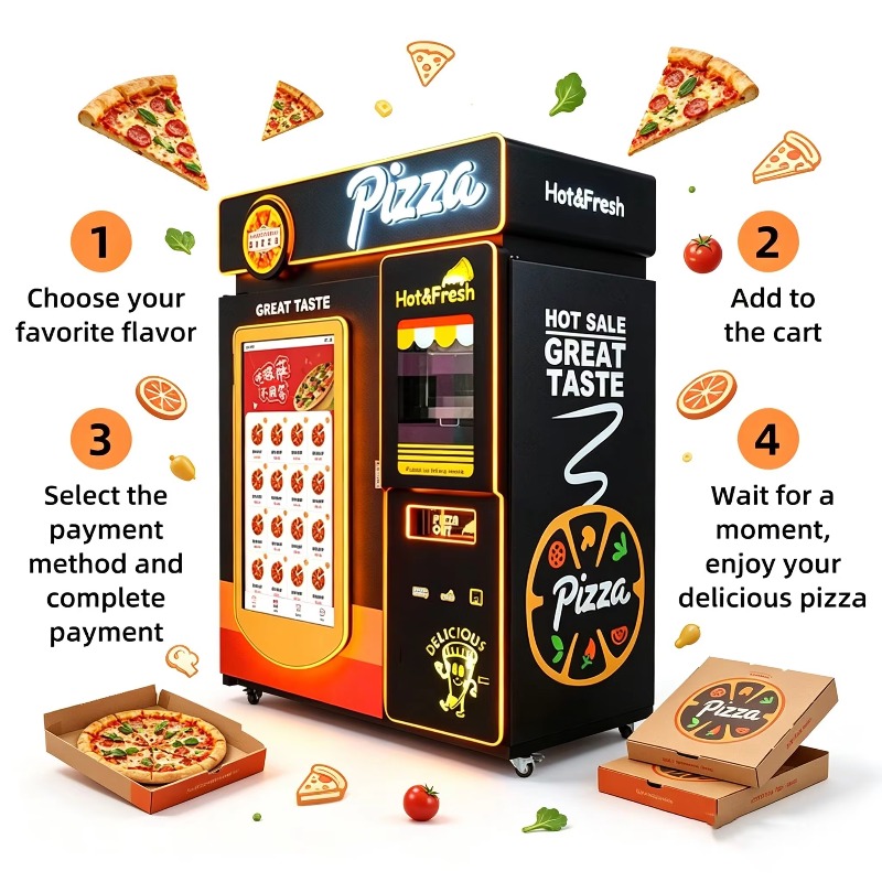 Quiosco Expendedor de Pizza y  - Quick Food Snacks reseña y precio